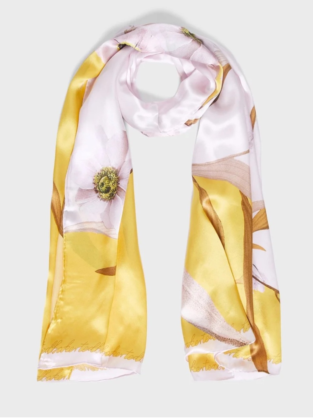 Ted Baker Silk Long Caitiee Cabana Scarf